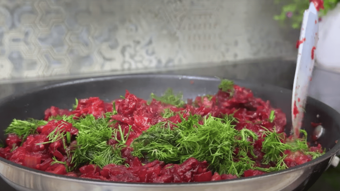 рецепт тушкованих баклажанів з буряками