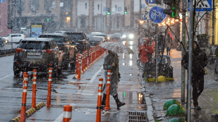 Гідрометцентр попередив про дощі з мокрим снігом в Україні сьогодні - 285x160