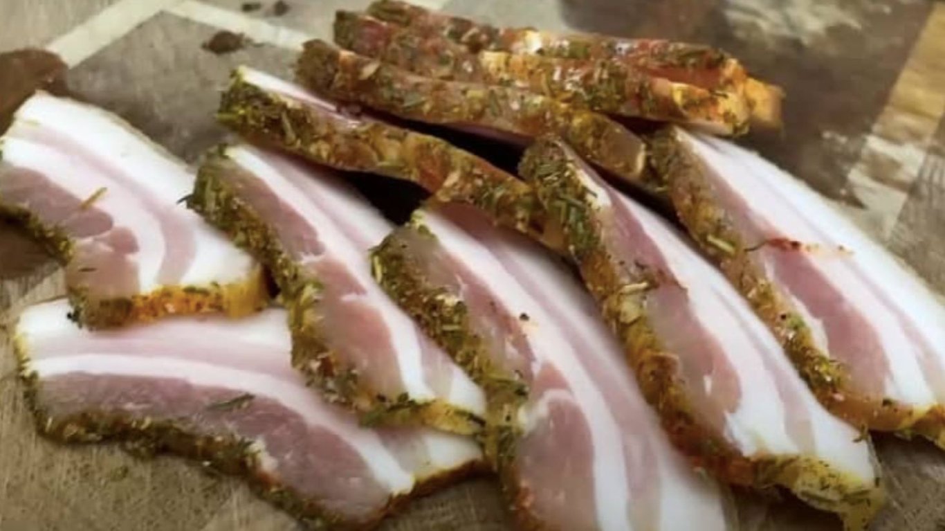 простий домашій рецепт маринованого сала