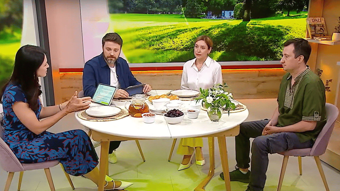 Интервью с Аленой Винницкой в ​​программе "Завтрак с 1+1"