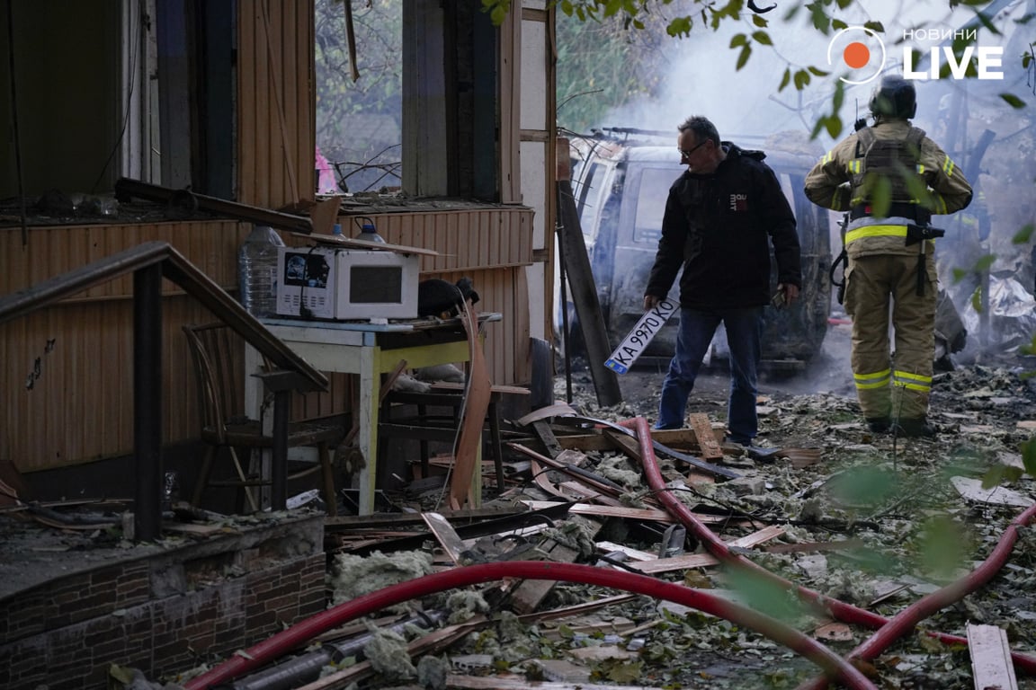 Падіння уламків БпЛА у Києві 7 листопада
