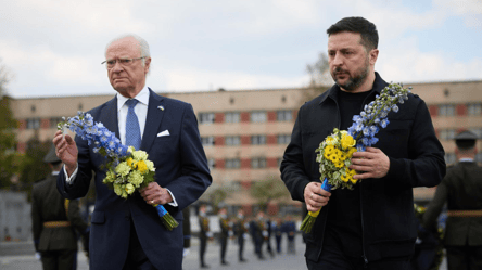 Король Швеції вшанував полеглих українських воїнів - 290x166