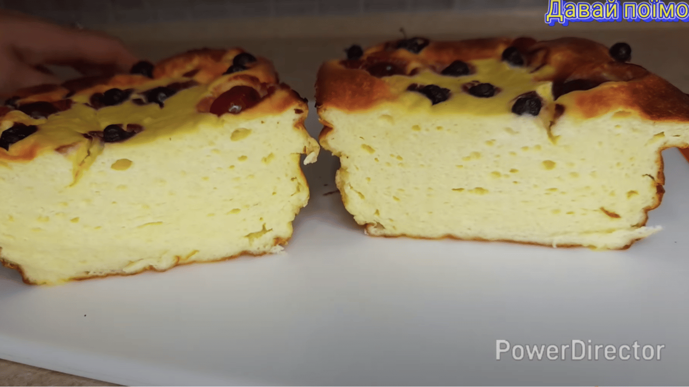 Healthy flourless cheese casserole