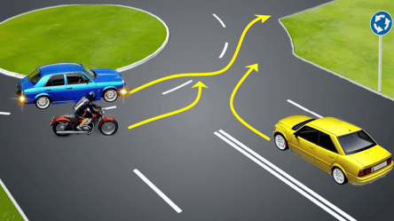 Тест ПДД на круговом перекрестке — как правильно проехать - 285x160