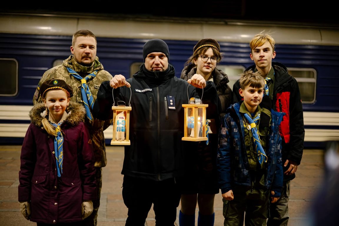 Вифлеємський вогонь миру у Києві 7 грудня