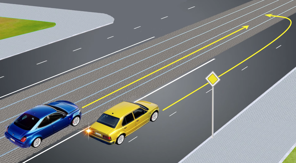 Тест з ПДР: хто кого пропускає?