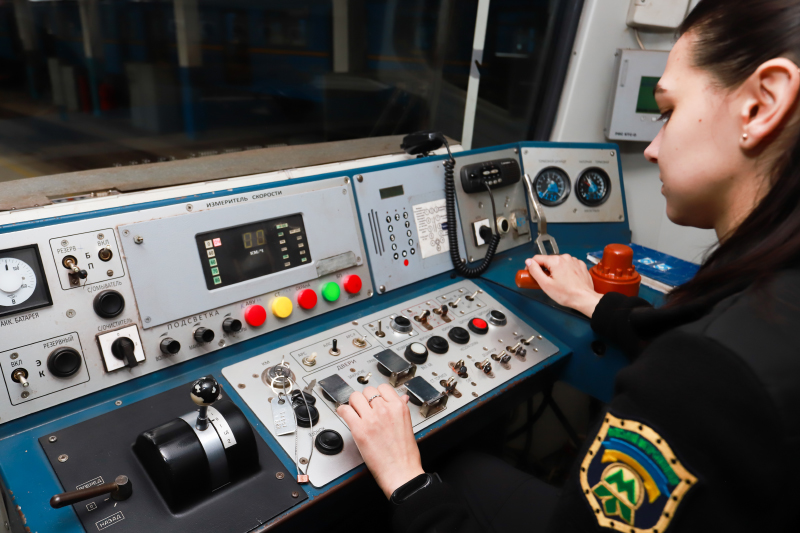 Машиністка метро Катерина Єсипчук