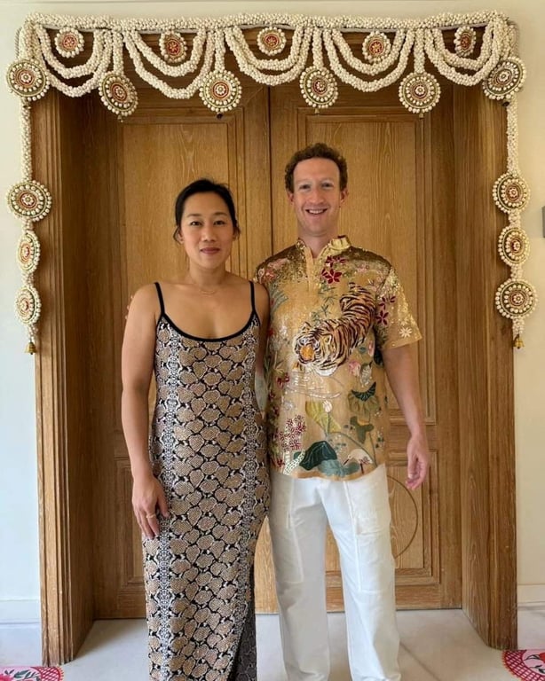 Марк Цукерберг з дружиною. Фото: Reuters