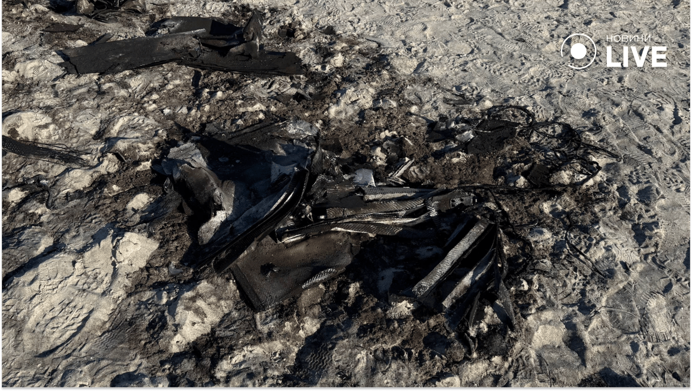 Пляж Ланжерон після атаки