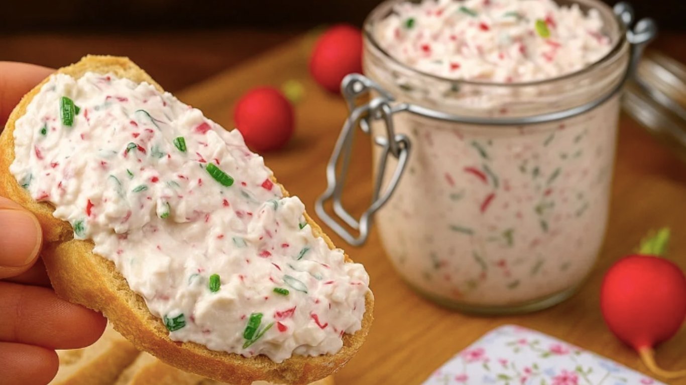 Крем-намазка з редиски за 2 хвилини: зберігається в холодильнику до 5 днів