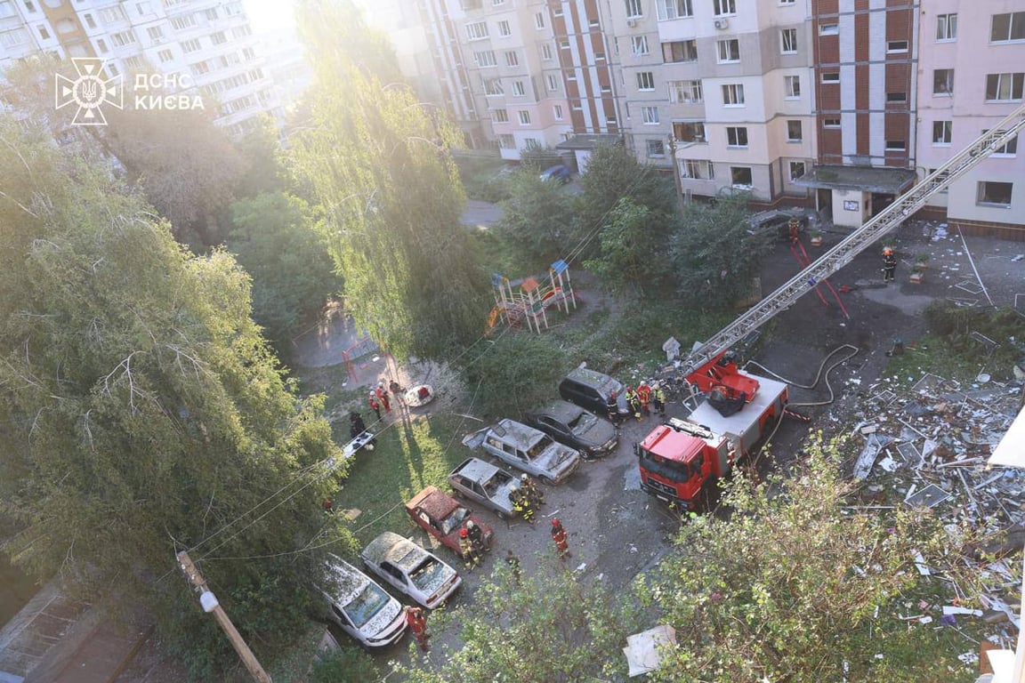 Обстріл Києва 7 вересня - фото наслідків