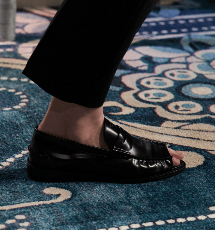 Loafers by Prada are worthy of attention