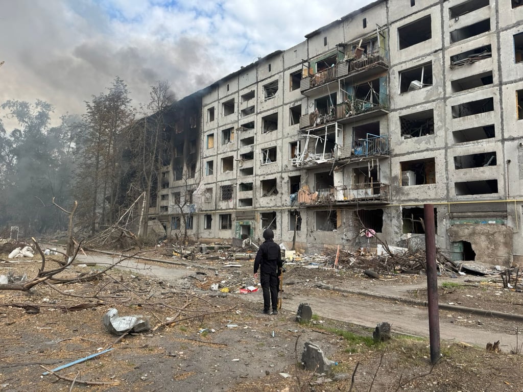 Наслідки російського обстрілу Костянтинівки 9 вересня