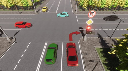 Корисний тест ПДР — чи дозволений поворот праворуч - 285x160