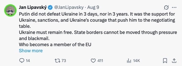 допис Ліпавського