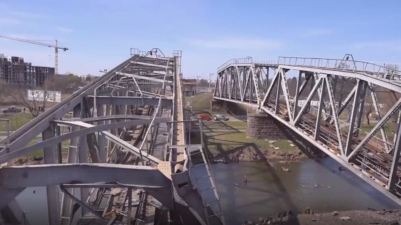 На Київщині завершився капітальний ремонт залізничного мосту через річку Ірпінь