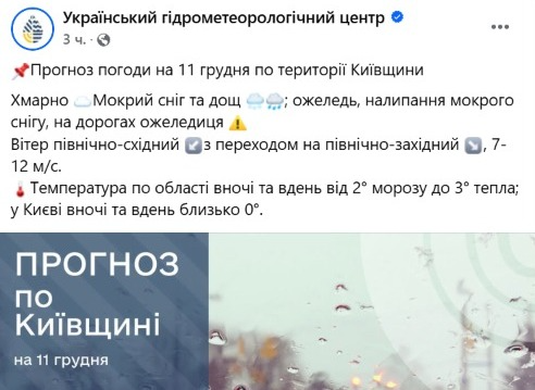 Дощі та сніг накриють Україну — в Укргідрометцентрі дали прогноз - фото 3