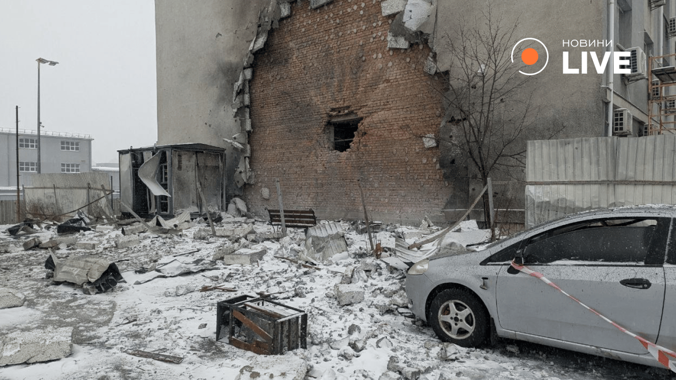 Удари БпЛА по Києву 9 січня