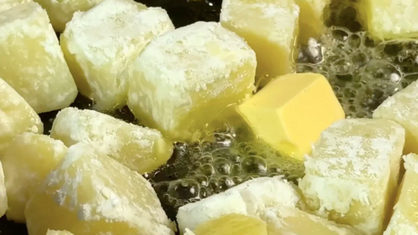рецепт смаженої картоплі на пательні