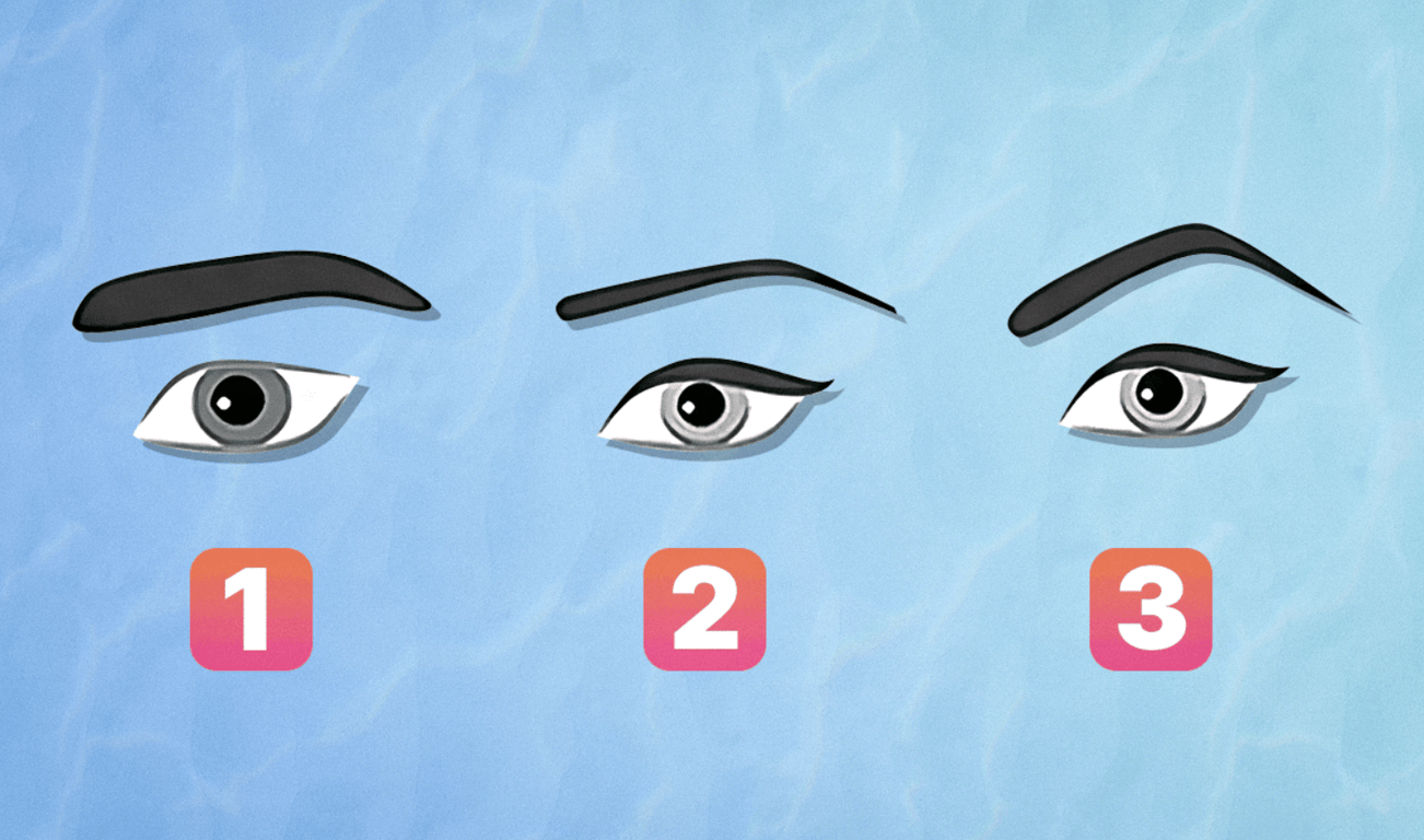 Тест на характер по форме бровей