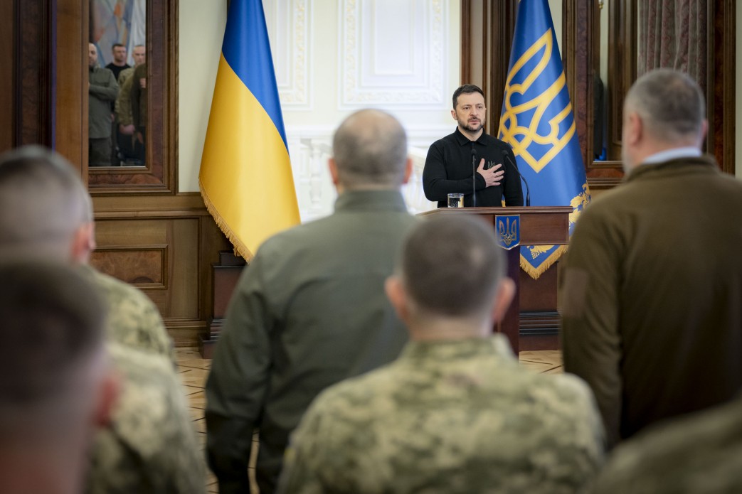 Зеленський привітав воїнів з ДССТ