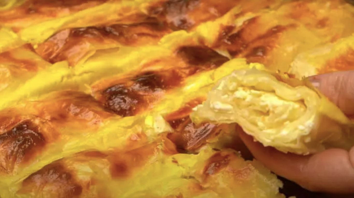 запіканка з тістом філо та сиром за 10 хвилин