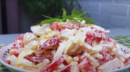 Салат на осень "Андрей" — понадобится курица и сладкий перец - 285x160