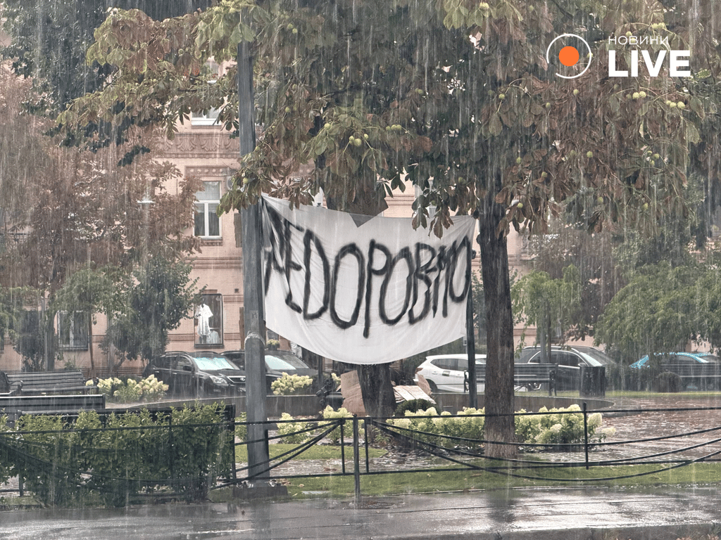 Попри дощ та тривоги: українці знову мітингували проти відставки Федорова - фото 2