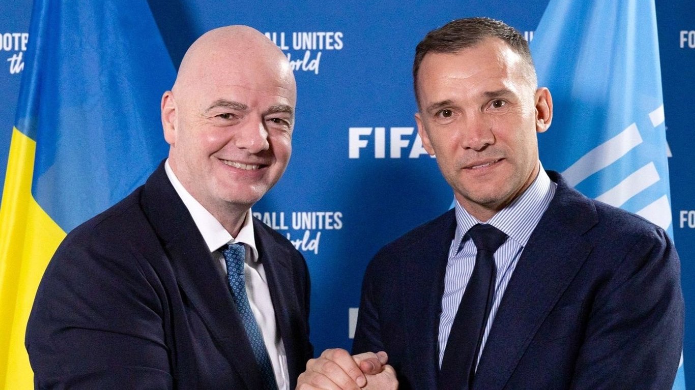 Шевченко встретился с главой ФИФА Инфантино — о чем говорили