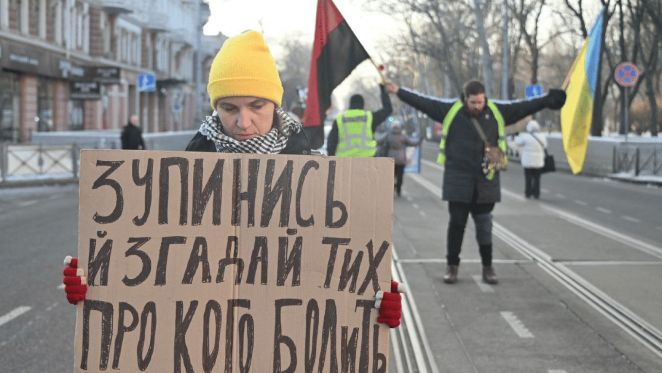 Хвилина мовчання в Одесі