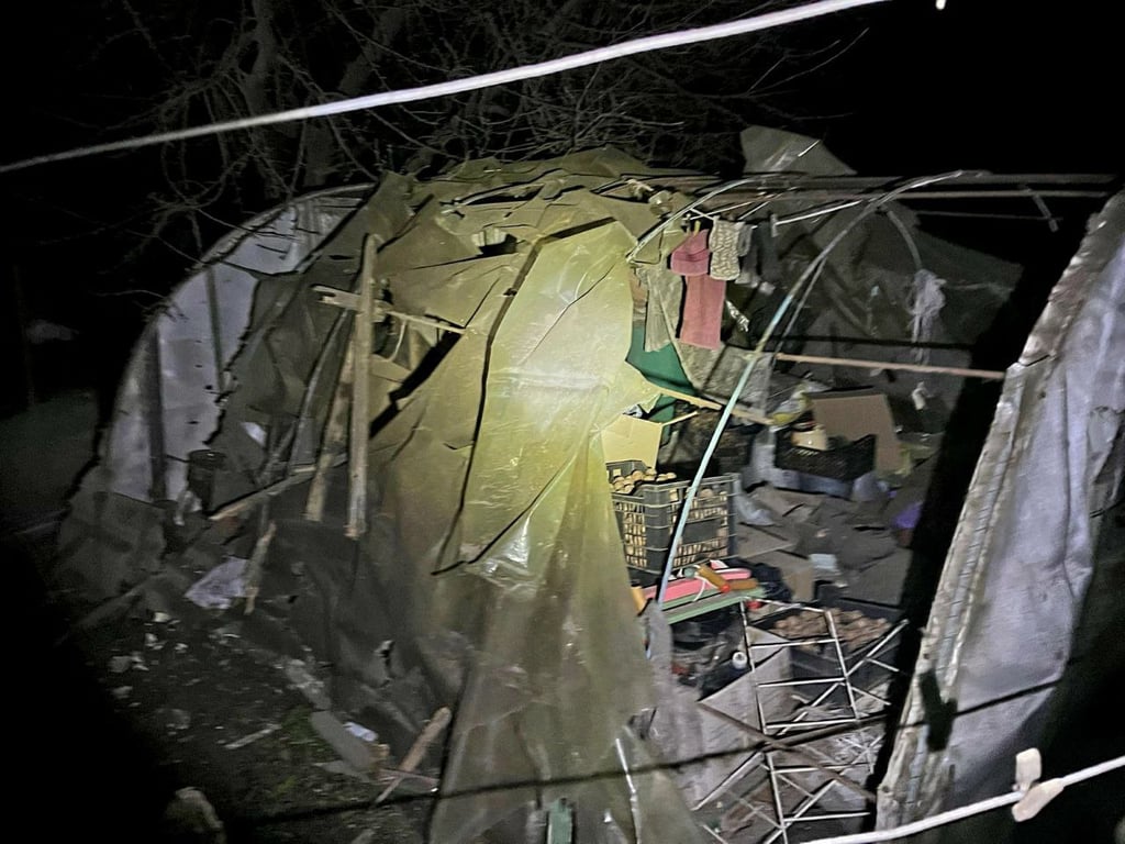 Последствия вражеской атаки в Кривой Рог. Фото: Сергей Лысак/Telegram