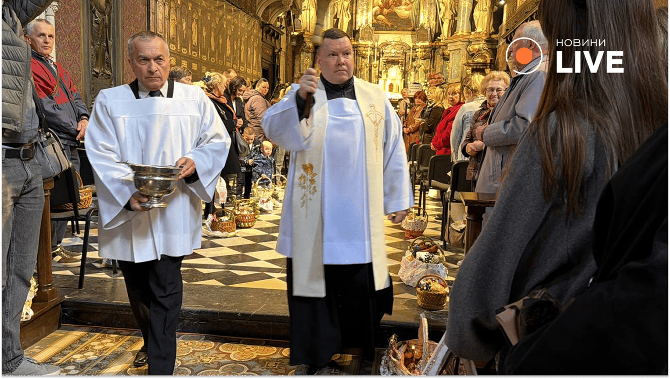 У римо-католицьких храмах у Львові освятили паски