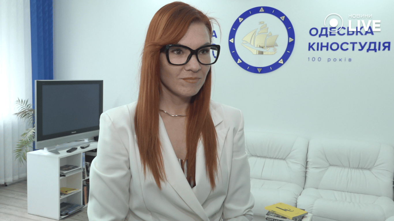 виконувачка обов'язки голови правління Одеської кіностудії  Ганна Дочева