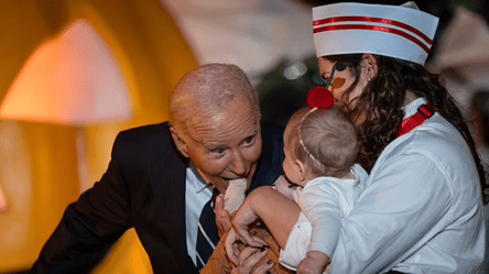 Biden "bit" toddlers on Halloween — video - 285x160