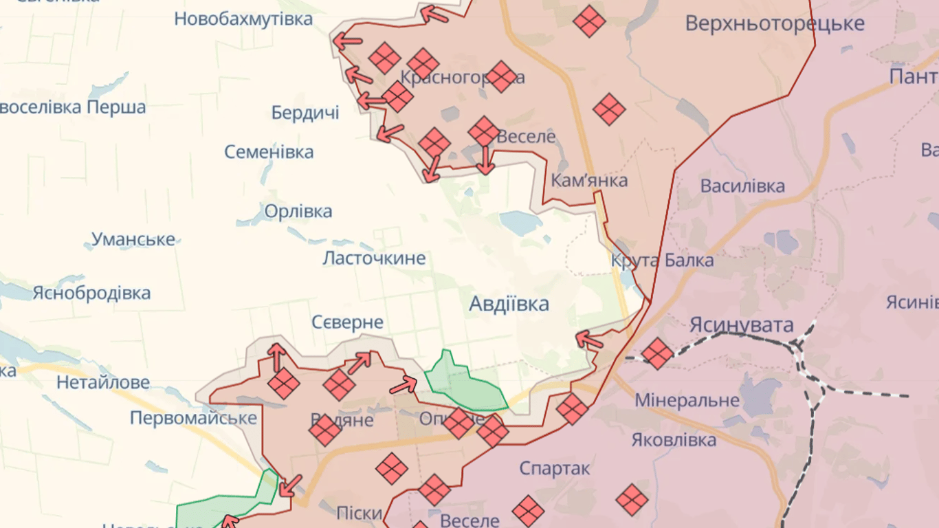 Карта бойових дій в Україні онлайн сьогодні, 23.12.2023 — DeepState, Liveuamap, ISW