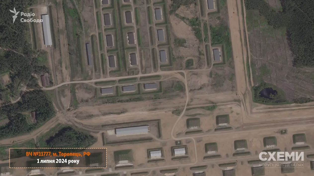 Російська військова частина №11777 до атаки. Фото: Радіо Свобода