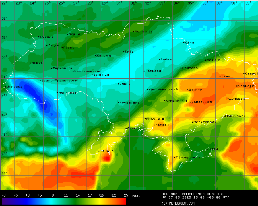Яка погода очікується 7 травня в областях - прогноз