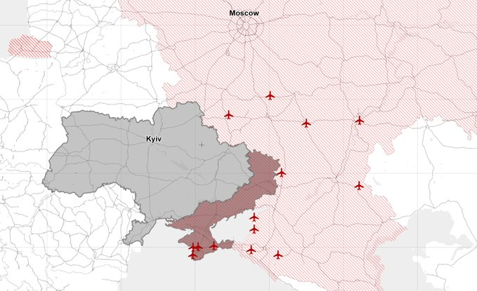 Под прицелом ВСУ — РФ прячет самолеты в Крыму в укрытиях - фото 2