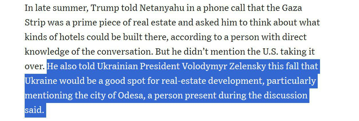 Трамп назвав  Одесу привабливим місцем для інвестицій - фото 1