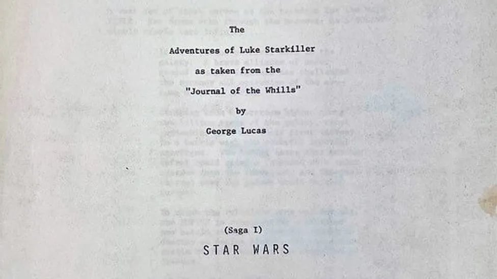 На аукціоні продали чернетку сценарію "Зоряних війн", який належав Гаррісону Форду - фото 1