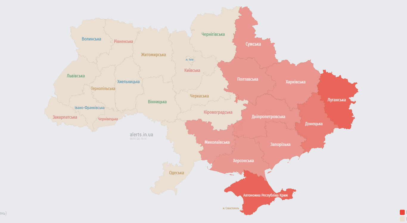 загроза ракет