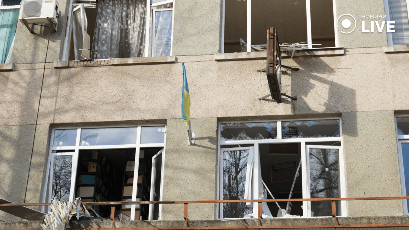 На Одесчине отремонтируют школу, которая пострадала в результате российской атаки