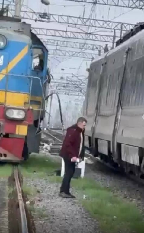 У Вінницькій області зіткнулися поїзди 18 квітня