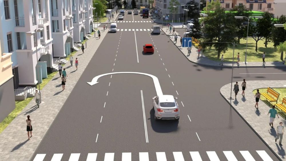 Тест з ПДР для іспиту на права — чи дозволено водієві білого авто розвернутися - фото 1