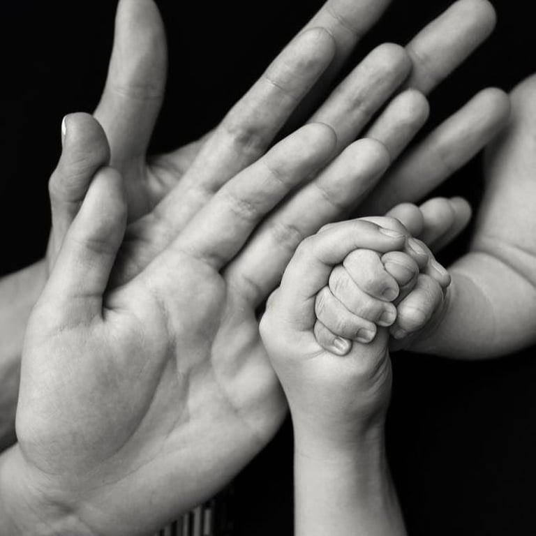 Сергей Притула с любимой и новорожденным ребенком