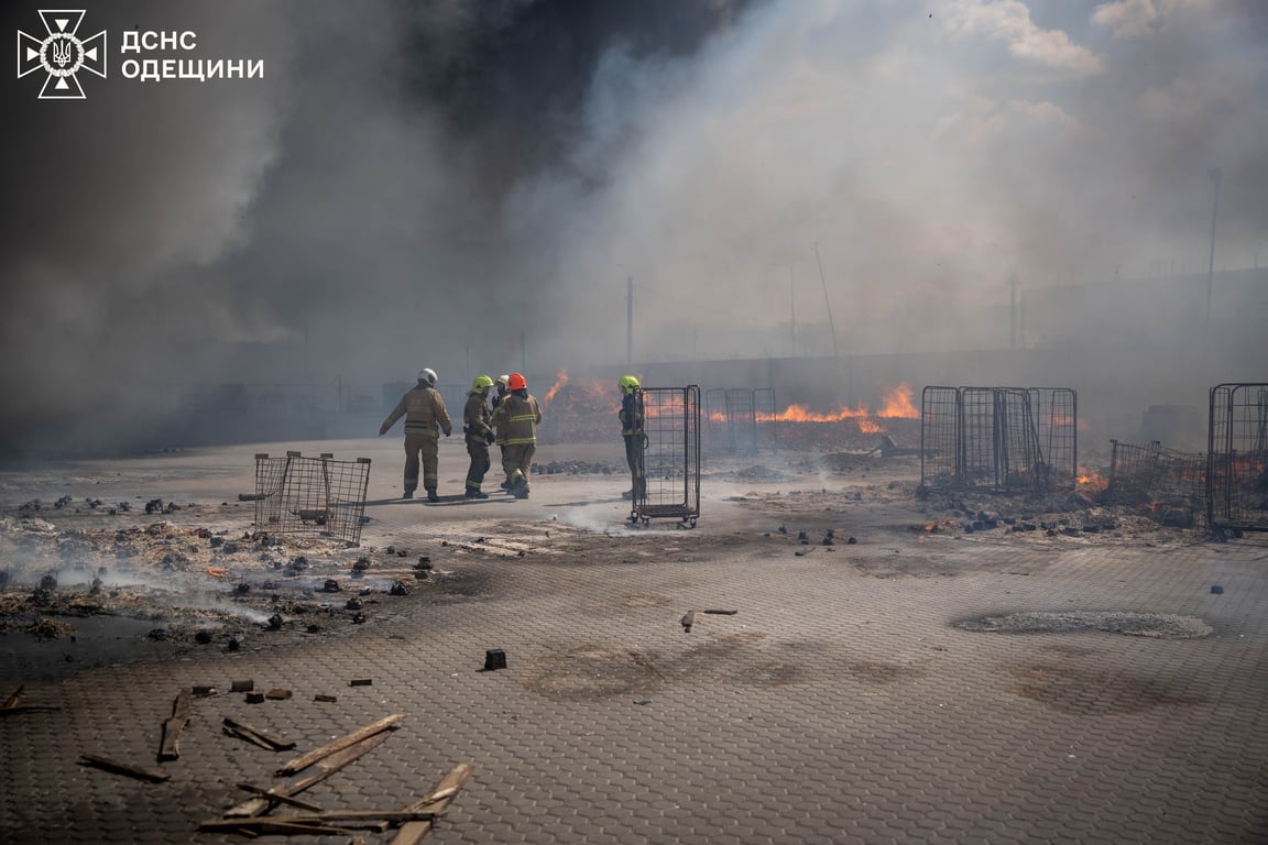Пожежа поблизу Одеси