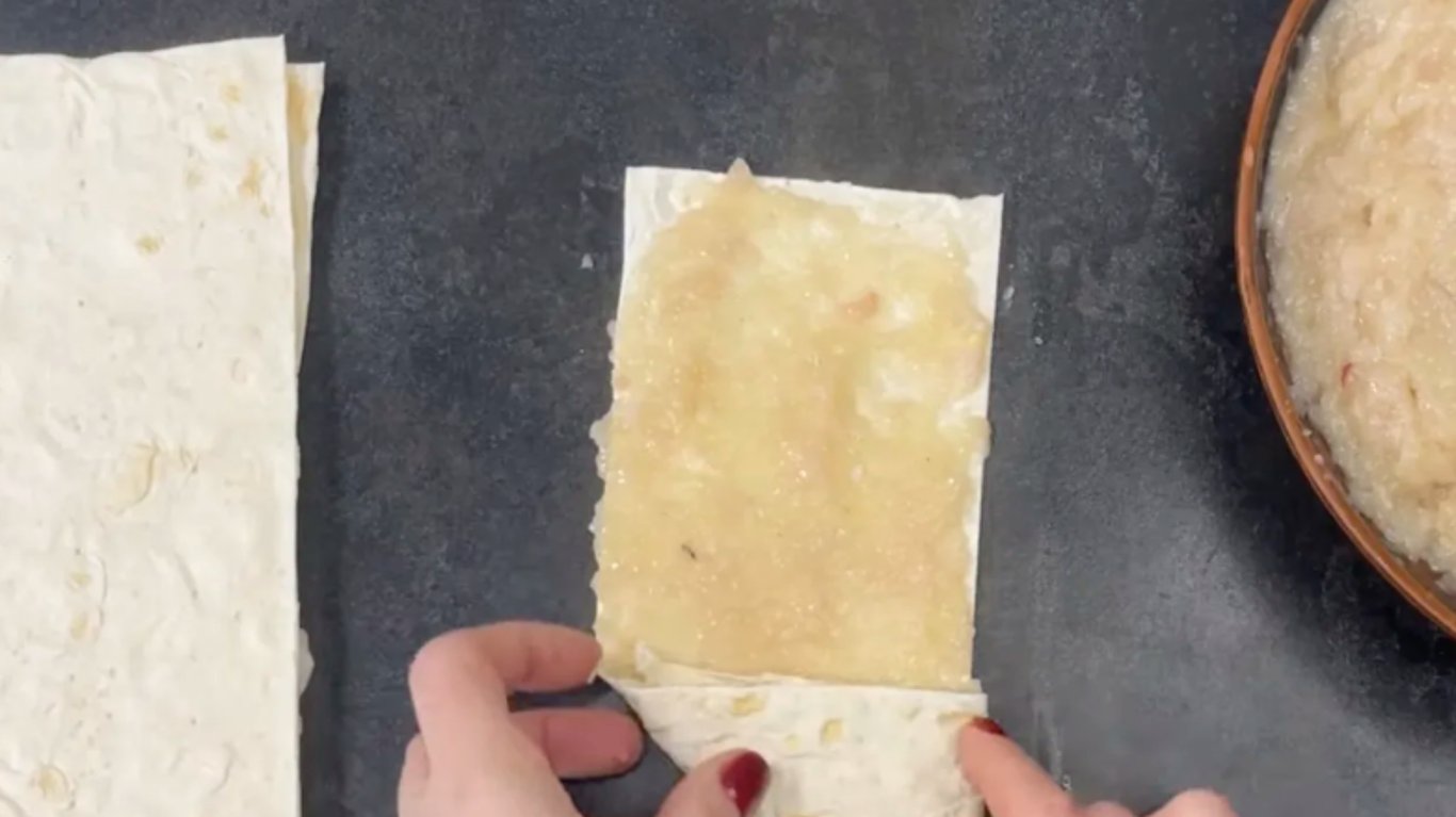 ліниві бендерики з лаваша та фаршу