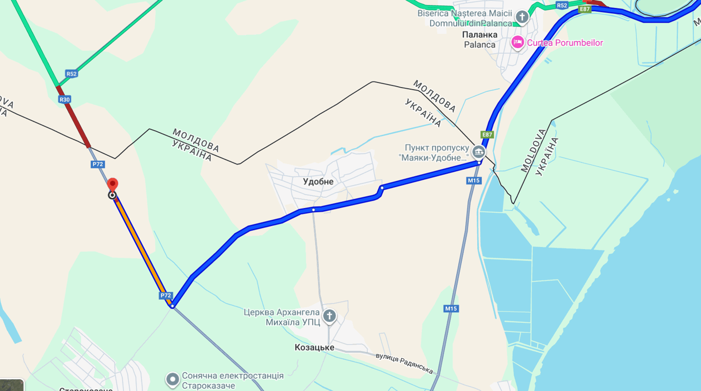 Черги на кордоні — на трасі Одеса-Рені ускладнений рух до Молдови - фото 2