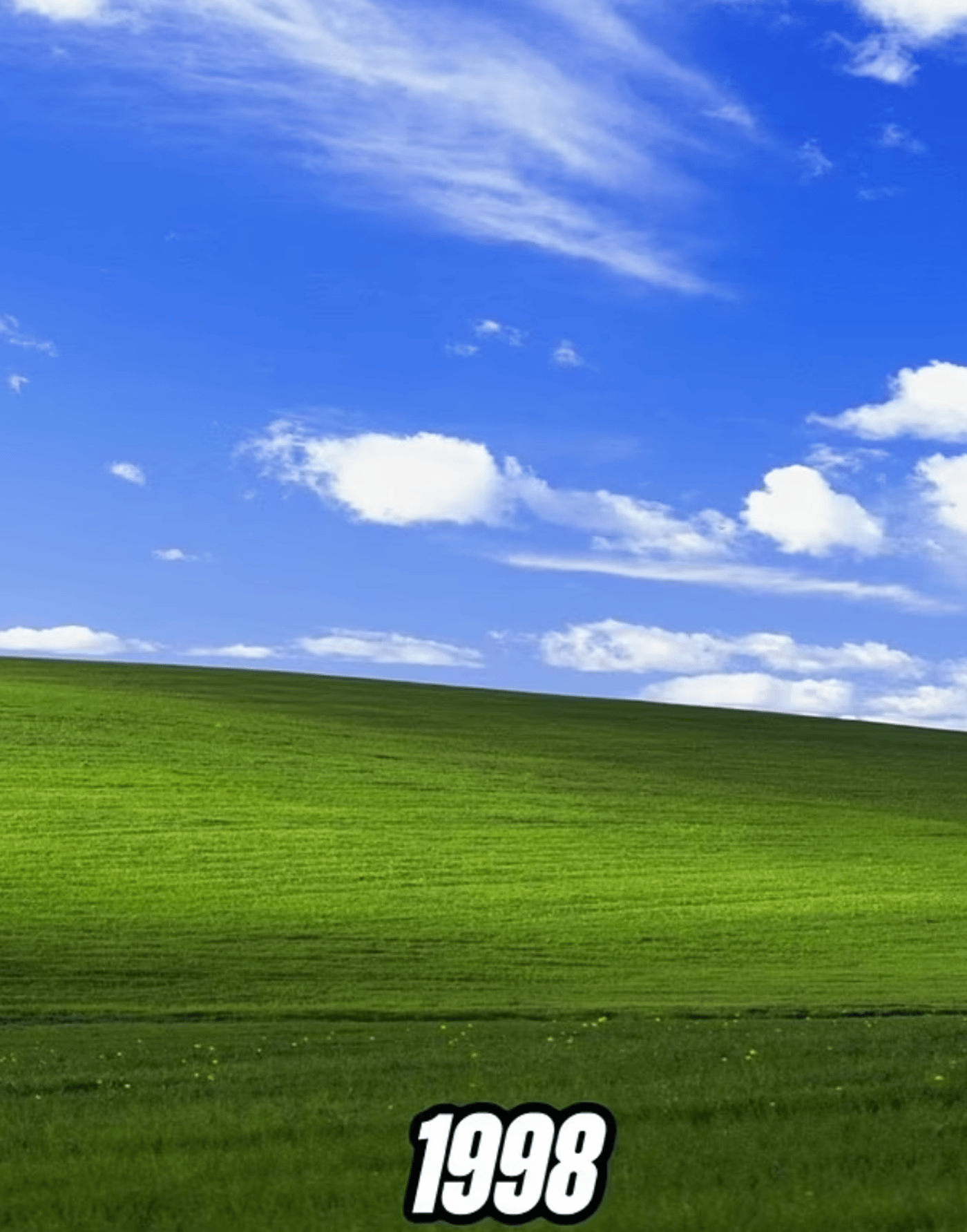 Долина Напа с обоев Windows XP в 1998
