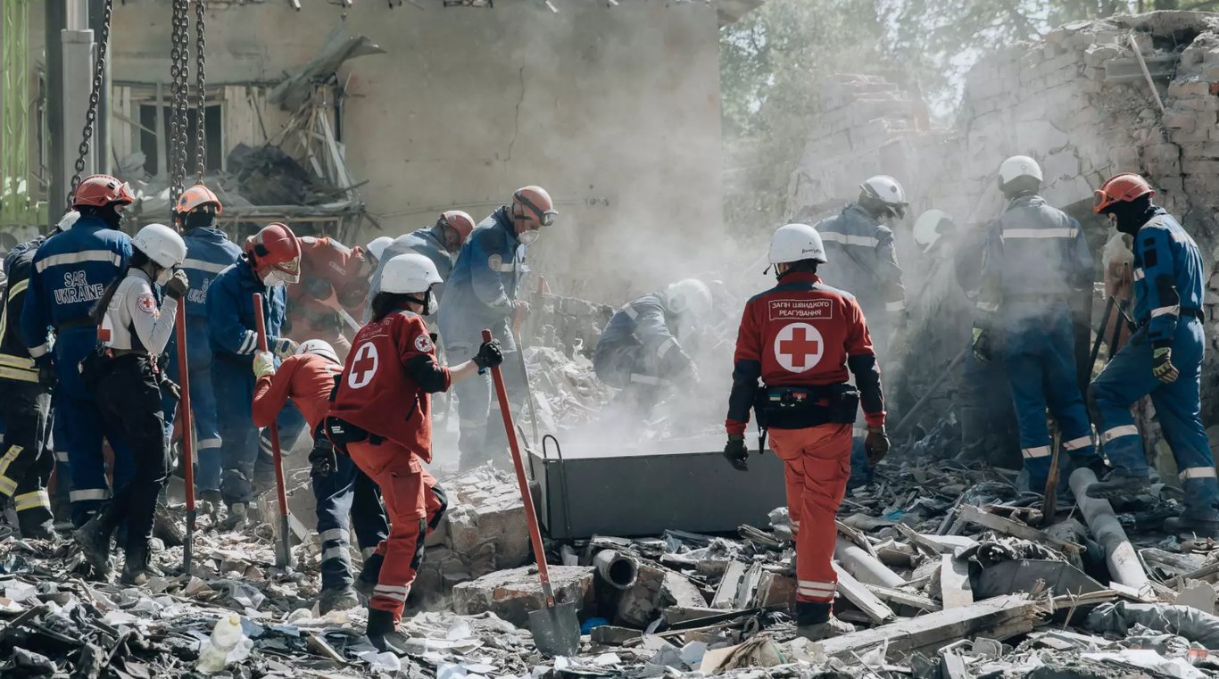 Russian attack on Kyiv April 24